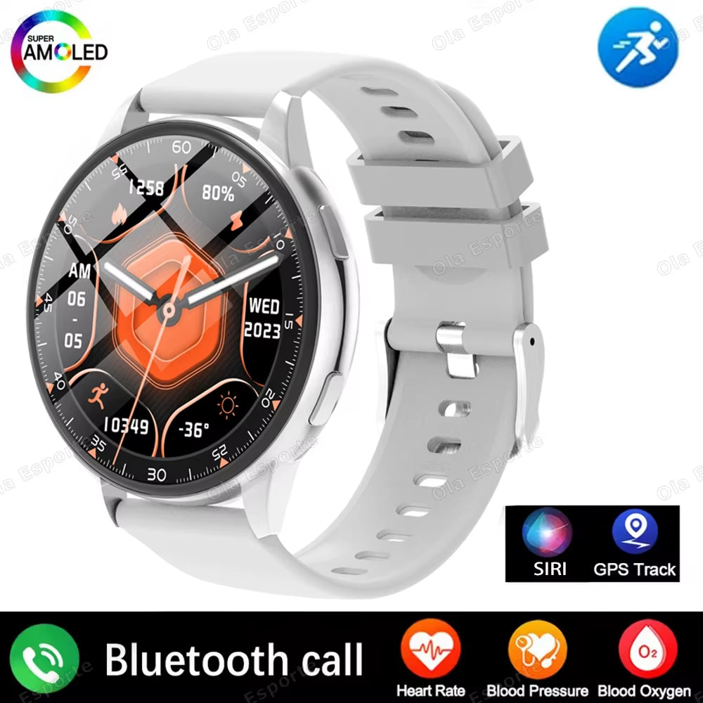 Bluetooth Call Smart Watch 1.5'' Women Custom Dials Smartwatch Waterproof Music Watches HD Full Touch Bracelet Clock for Samsung
