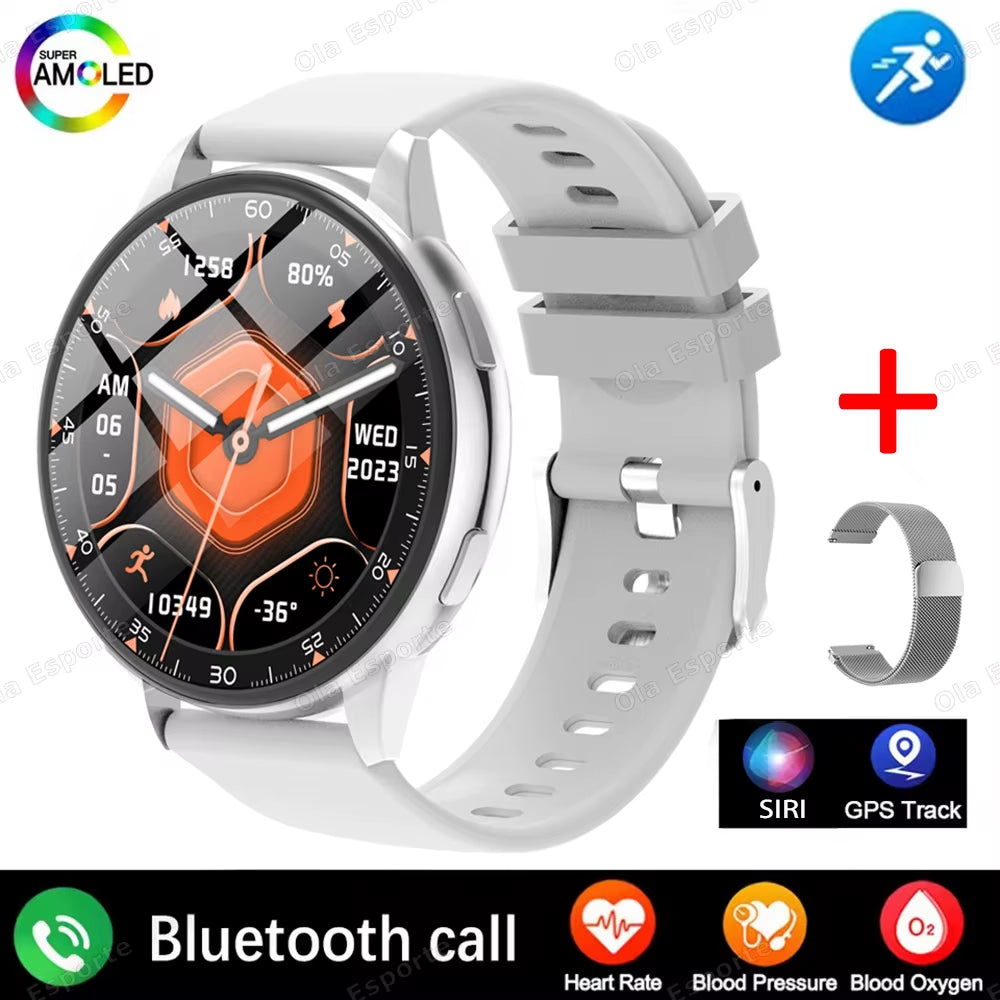 Bluetooth Call Smart Watch 1.5'' Women Custom Dials Smartwatch Waterproof Music Watches HD Full Touch Bracelet Clock for Samsung