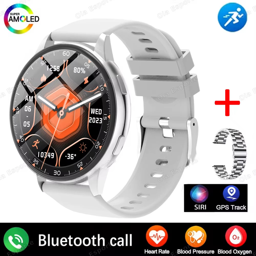 Bluetooth Call Smart Watch 1.5'' Women Custom Dials Smartwatch Waterproof Music Watches HD Full Touch Bracelet Clock for Samsung
