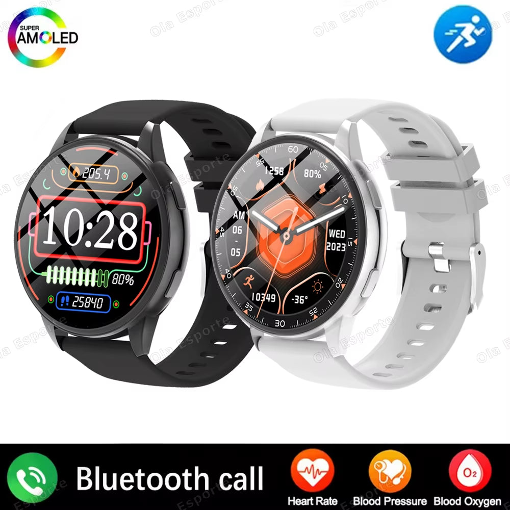 Bluetooth Call Smart Watch 1.5'' Women Custom Dials Smartwatch Waterproof Music Watches HD Full Touch Bracelet Clock for Samsung