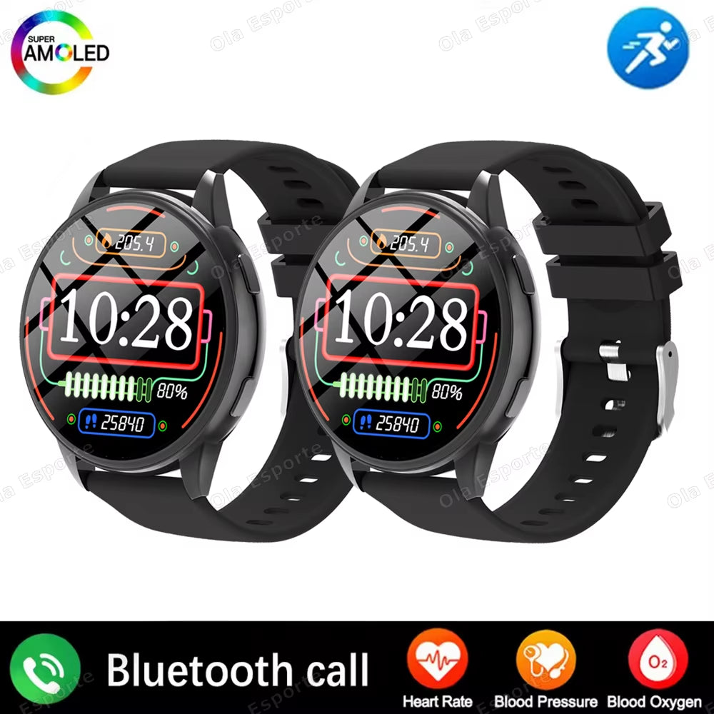 Bluetooth Call Smart Watch 1.5'' Women Custom Dials Smartwatch Waterproof Music Watches HD Full Touch Bracelet Clock for Samsung