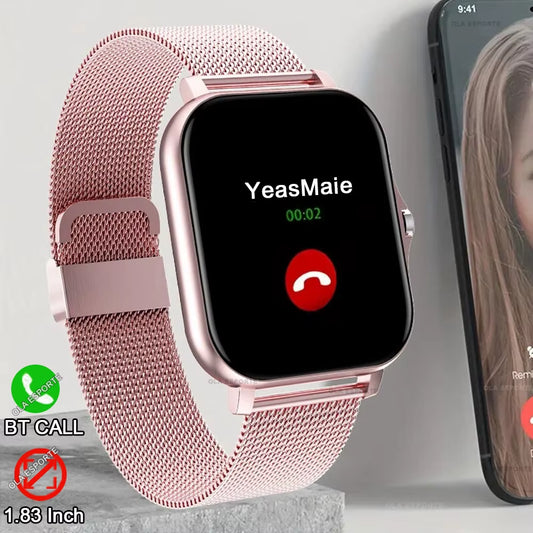 For Xiaomi Smart Watch Women Men Lady Gift Sport Fitness Watches Heart Rate Monitor Waterproof Smartwatch for Phones Android IOS