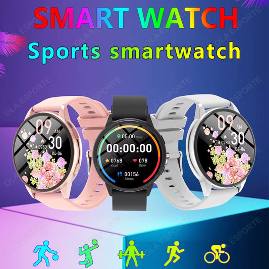 Bluetooth Call Smart Watch 1.5'' Women Custom Dials Smartwatch Waterproof Music Watches HD Full Touch Bracelet Clock for Samsung