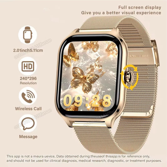 New Smart Watch Men Women Dynamic Island 1.83-Inch Full Touch Screen Health Monitoring Sports Tracker Bluetooth Calls Smartwatch